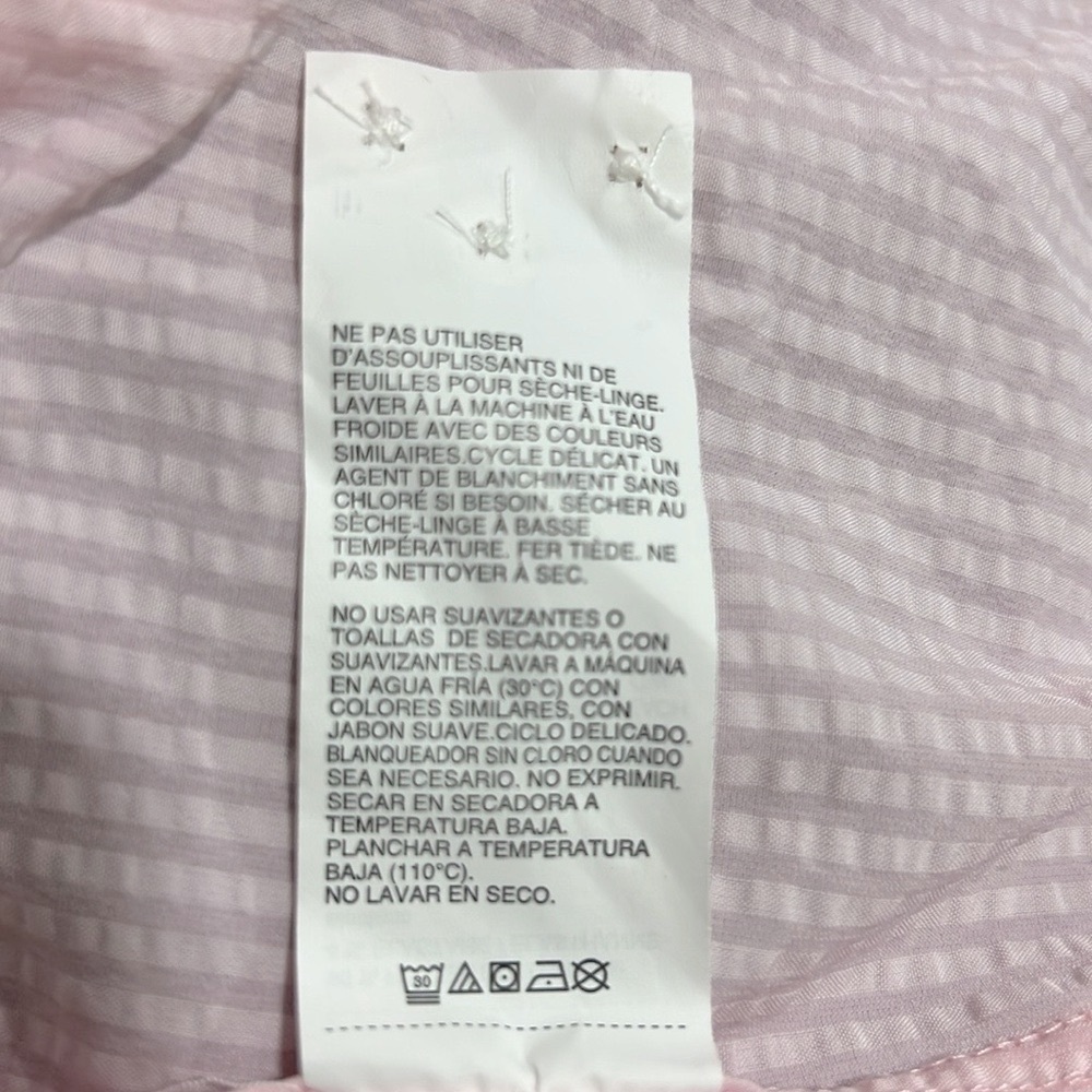 Perry Ellis Men's Light Pink Striped Button Down Shirt - Picture 10 of 11